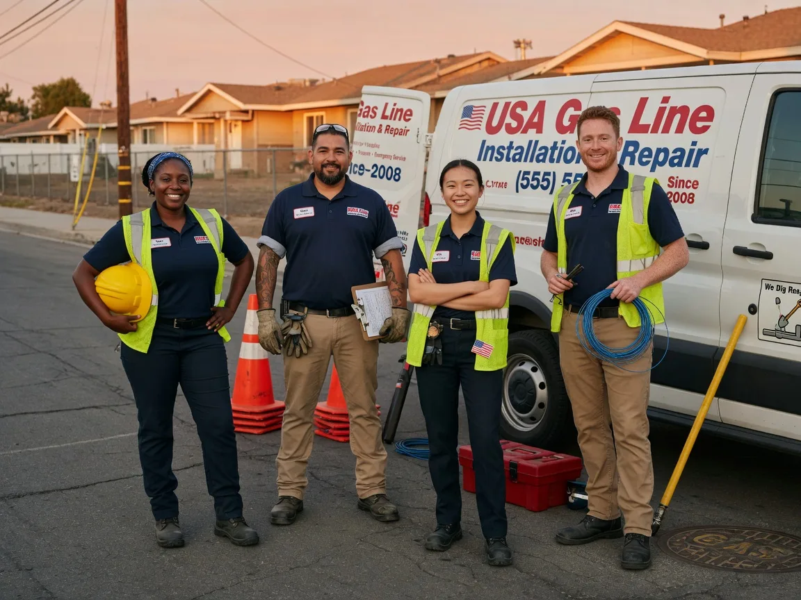 Gas Line Installation company in Hanna, IN